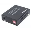 Intellinet 508209 convertidor de medios Gigabit PoE+, de 1000Base-T RJ45 a 1000Base-LX SC monomodo, 20 km, 1310 nm, hasta 30 W
