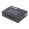 Intellinet 508209 convertidor de medios Gigabit PoE+, de 1000Base-T RJ45 a 1000Base-LX SC monomodo, 20 km, 1310 nm, hasta 30 W