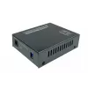 LevelOne conversor de medios RJ45 a SC Gigabit, PoE PSE, fibra multimodo, 0,5 km