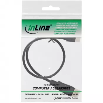 InLine cable Mini DisplayPort a DisplayPort negro 1,5 m