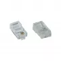 InLine conector modular 8P4C RJ45 para crimpar en cable plano ISDN 100 unidades