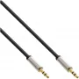 InLine cable de audio fino 3,5 mm macho/macho, estéreo, 3 m