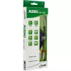 Cable de audio InLine fino 3,5 mm conector macho / 2x conector RCA macho 10 m