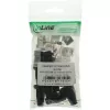 Conector macho de crimpado InLine RJ45 8P8C apantallado con guía de inserción y protección antiacodamiento, negro
