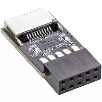 Adaptador interno InLine USB 2.0 a USB 3.2 Type-E Key-A