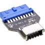 Adaptador interno InLine USB 3.0 placa base a USB 3.2 Type-E Key-A