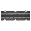 Red de almacenamiento InLine para montaje bajo la mesa con cierres de velcro, negro, ancho máximo de dispositivo 30 cm, 310×910×15 mm