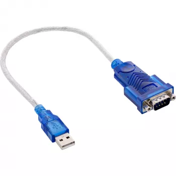 Cable adaptador InLine USB a serie USB Type-A macho / DB9 macho aprox. 0,2 m