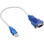 Cable adaptador InLine USB a serie USB Type-A macho / DB9 macho aprox. 0,2 m