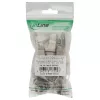 Conector macho de crimpado InLine RJ45 8P8C apantallado con guía de inserción y protección antiacodamiento beige