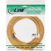 Cable de parcheo InLine S/FTP PiMF Cat.6A libre de halógenos 500 MHz amarillo 7,5 m