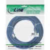 Cable de parcheo InLine S/FTP PiMF Cat.6A libre de halógenos 500 MHz azul 7,5 m