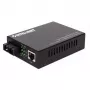 Convertidor de medios Intellinet Gigabit Ethernet 10/100/1000Base-T a 1000Base-SX (SC) multimodo, 550 m (1.800 ft.), autonegociación
