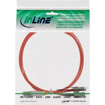 Cable de fibra óptica dúplex LC/SC 50/125µm OM2 5m InLine