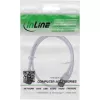 Cable de red fino InLine, U/FTP, Cat.8.1, TPE libre de halógenos, blanco 1 m