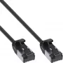Cable de red fino InLine, U/FTP, Cat.8.1, TPE libre de halógenos, negro 1m