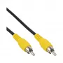Cable de vídeo InLine, 1x RCA M/M, conectores amarillos, 10m, RCA, RCA, 10 m, negro