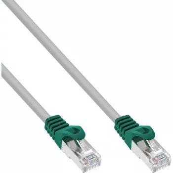 Cable de red cruzado InLine PC a PC F/UTP Cat.5e gris 10m