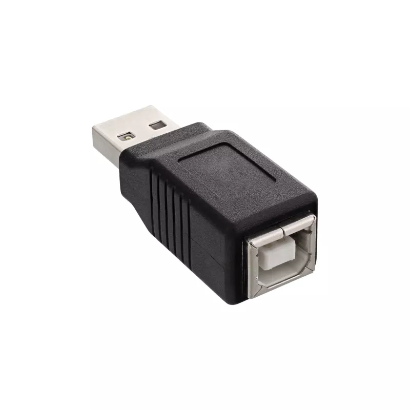 Adaptador USB 2.0 Type-A conector macho / Type-B conector hembra InLine 33443