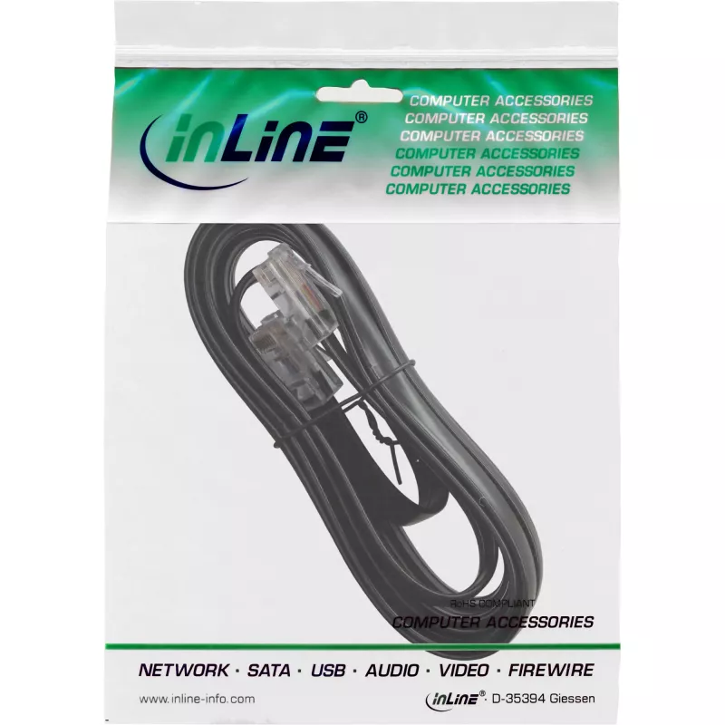 Cable ISDN RJ45 conector macho / conector macho 8P8C 3m InLine 68813A
