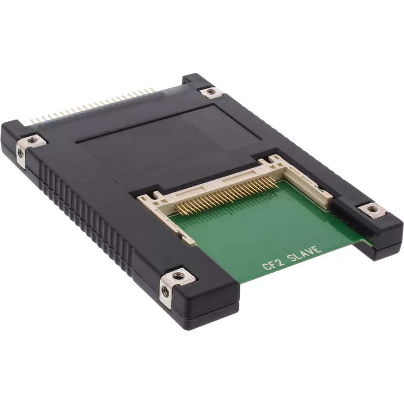Adaptador InLine de unidad IDE de 2,5 pulgadas a 2x Compact Flash – usar tarjetas CF como discos duros
