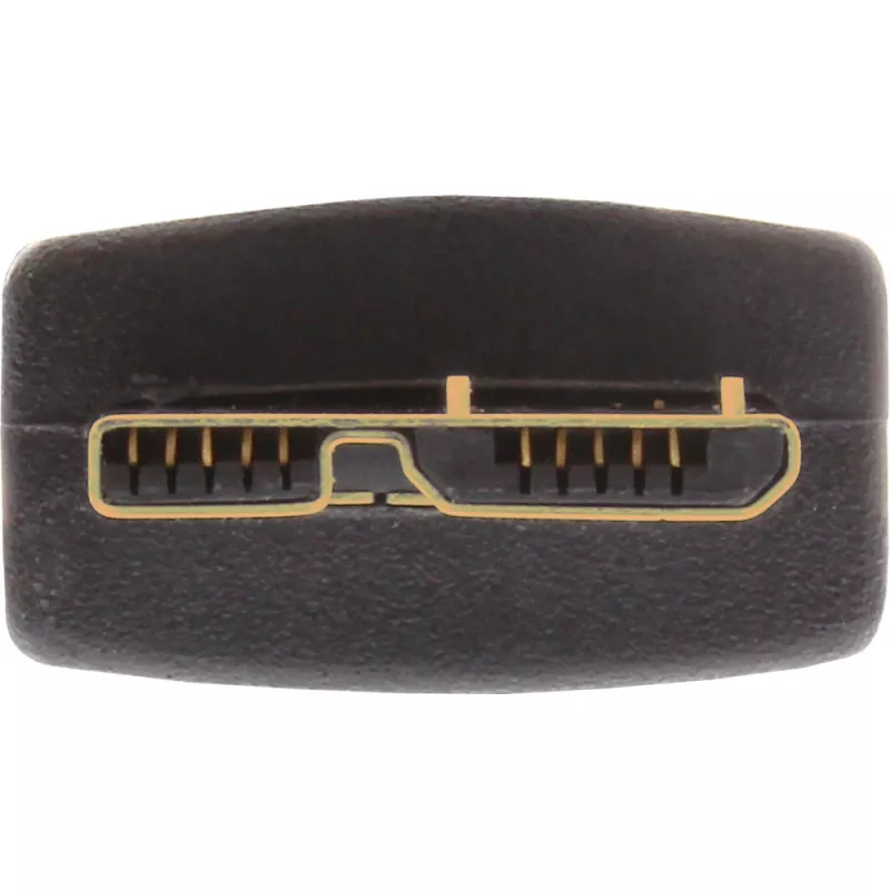 Cable USB 3.2 Gen.1 InLine conector Type-A macho / conector Micro-B macho, negro, 0,5 m