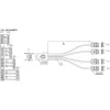Cable SAS InLine Mini SAS SFF8087 a 4x SATA directo OCR 0,75 m