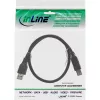 Cable USB 3.2 Gen.1 InLine conector Type-A macho / conector Type-B macho, negro, 0,5 m
