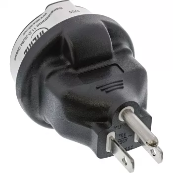 Adaptador de viaje InLine 16705 enchufe US a conector hembra Type-F