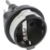 Adaptador de viaje InLine 16705 enchufe US a conector hembra Type-F