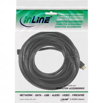 Cable InLine HDMI Mini, High Speed HDMI, AM/CM, chapado en oro, 2 m