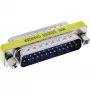 Mini adaptador InLine Sub-D de 25 pines macho a macho