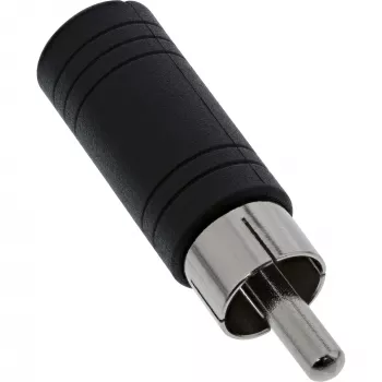 Adaptador de audio InLine RCA macho / conector hembra mono de 3,5 mm 99325