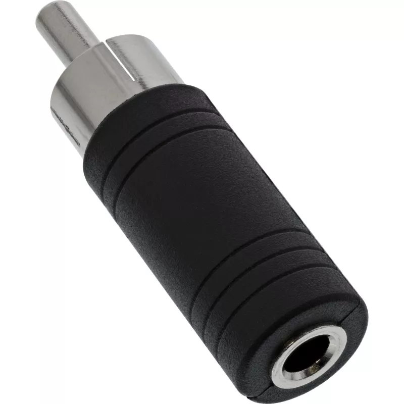 Adaptador de audio InLine RCA macho / conector hembra mono de 3,5 mm 99325