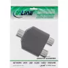 Adaptador de audio conector hembra jack de 3,5 mm mono / 2x RCA hembra InLine 99338