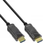 Cable InLine HDMI AOC, cable HDMI Ultra High Speed, 8K4K, negro, 80 m