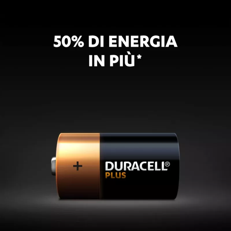 Pila de un solo uso Duracell Plus C alcalina