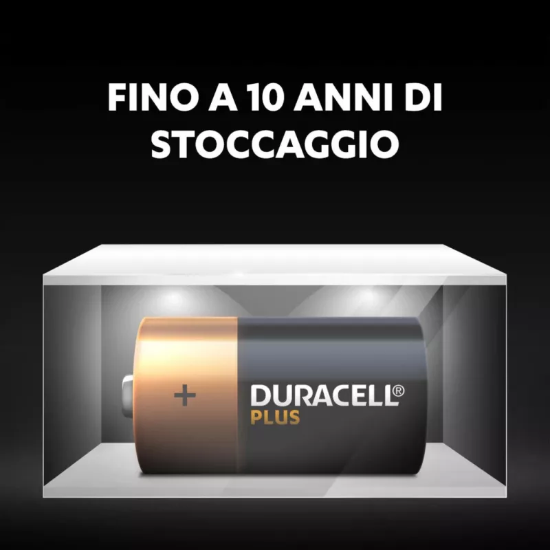 Pila de un solo uso Duracell Plus C alcalina