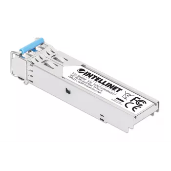 Módulo transceptor óptico SFP Intellinet Industrial Gigabit Fiber 1000Base-LX monomodo 10 km plateado