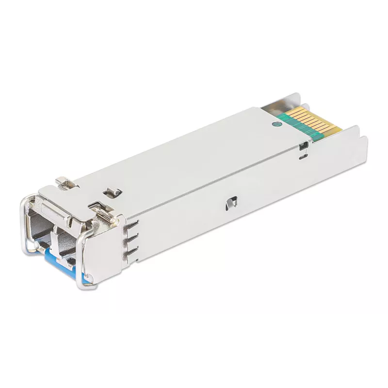 Módulo transceptor óptico SFP Intellinet Industrial Gigabit Fiber 1000Base-LX monomodo 10 km plateado