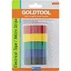 Cinta aislante InLine pack de 5 18 mm x 9 m varios colores