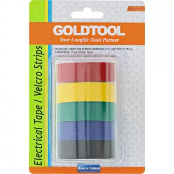 Cinta aislante InLine pack de 5 18 mm x 9 m varios colores