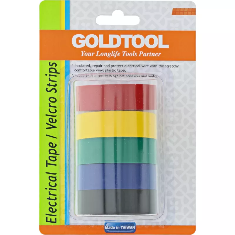 Cinta aislante InLine pack de 5 18 mm x 9 m varios colores