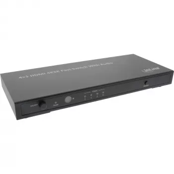 Conmutador HDMI 4K InLine 4×1 con audio