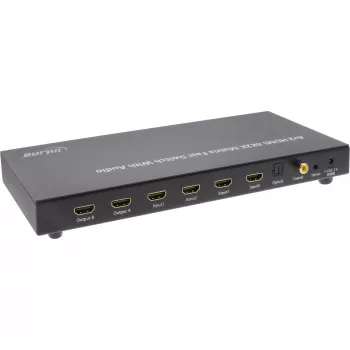 Matriz de conmutación HDMI InLine, 4K2K, 4 entradas a 2 salidas