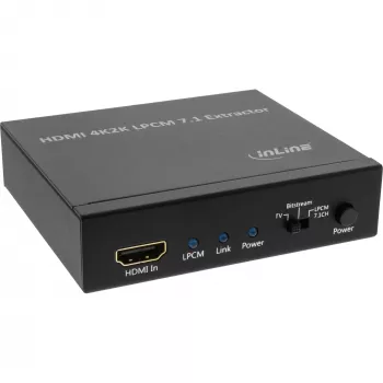 Extractor de audio HDMI InLine, entrada 4K2K HDMI