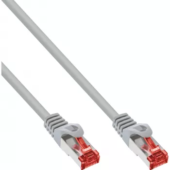 Cable de red S/FTP PiMF Cat.6 250MHz cobre libre de halógenos gris 10m InLine
