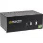 Conmutador KVM de sobremesa InLine, 2 puertos, doble monitor DisplayPort 1.2, 4K, USB 2.0