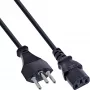 Pack de 40 cables de alimentación InLine, conector macho Suiza tipo J / conector macho IEC C13 de 3 polos