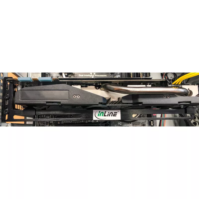 Soporte de sujeción para tarjeta gráfica GPU InLine 59955 negro